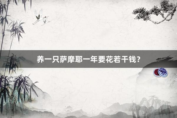 养一只萨摩耶一年要花若干钱？